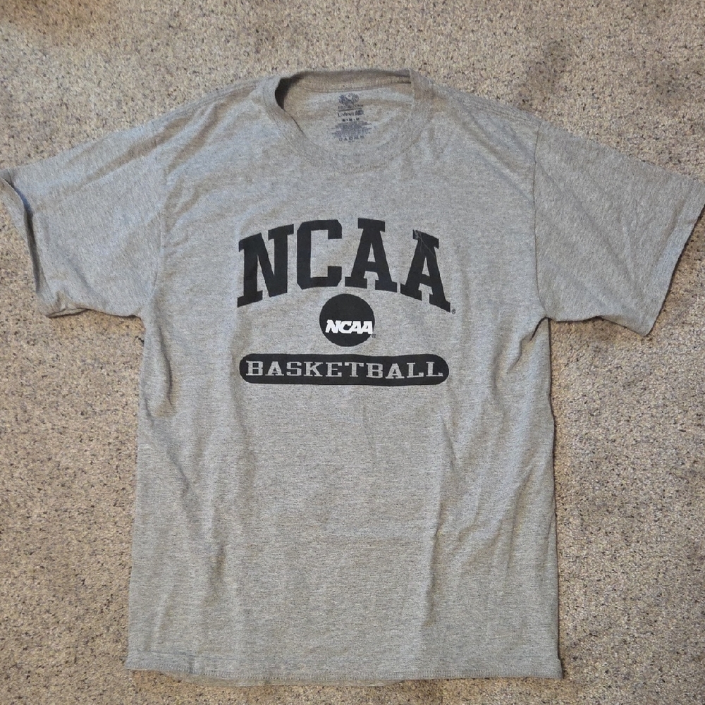 2/$10! NCAA Gray Basketball T-Shirt